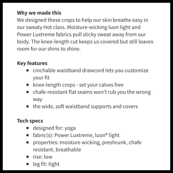 LULULEMON Heat It Up Crop - Picture 8 of 9